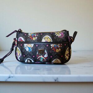 Dooney & Bourke Disney Parks Runaway Princess Crossbody Pouchette Bag Black NWOT